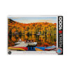 1000 Parça Puzzle : Lakeside Cottage, Quebec 