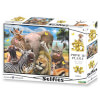 63 Parça 3D Puzzle: Afrika Selfie