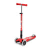 Micro Maxi Deluxe 3 Tekerlekli Katlanabilir Işıklı Kırmızı Scooter
