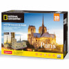 128 Parça 3D Puzzle: National Geographic Notre Dame De Paris