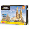 184 Parça 3D Puzzle: National Geographic Sagrada Famillia Barcelona