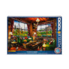 1000 Parça Puzzle : Cozy Cabin - Dominic Davidson