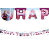 Frozen 2 Desenli Happy Birthday Yazılı Banner