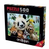 500 Parça Puzzle : Hayvanat Bahçesi Selfie