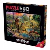 500 Parça Puzzle : Dinozor Krallığı