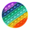 Push Pop Bubble Pop It Duyusal Oyuncak Özel Pop Stres Yuvarlak Gökkuşağı 0628
