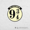 Harry Potter Platform Dokuz Üç Çeyrek Tabela Büyük