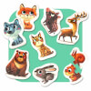 Cubika 16 Parça Puzzle: Orman Hayvanları