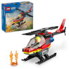 LEGO City İtfaiye Kurtarma Helikopteri 60411 - 5 Yaş ve Üzeri Çocuklar için Pilot Minifigürü İçeren Yaratıcı Oyuncak Yapım Seti (85 Parça)