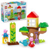 LEGO DUPLO Peppa Pig Bahçe ve Ağaç Ev 10431 - 2 Yaş ve Üzeri Çocuklar için Peppa Pig Minifigürü İçeren Eğitici Oyuncak Yapım Seti (20 Parça)