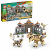 LEGO Jurassic Park Ziyaretçi Merkezi: T. rex ve Raptor Saldırısı 76961 - 12 Yaş ve Üzeri Çocuklar için Yaratıcı Oyuncak Dinozor Yapım Seti (693 Parça)