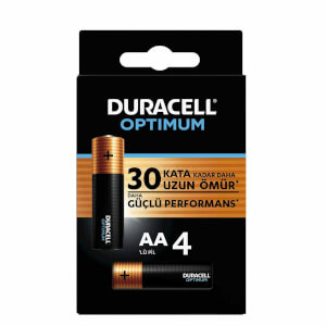  Duracell Optimum AA Kalem Pil 4’lü