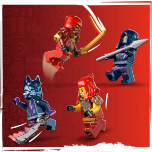 LEGO NINJAGO Kai’nin Kaynak Ejderha Savaşı 71815 - 4 Yaş ve Üzeri Çocuklar için 4 Minifigür İçeren Yaratıcı Oyuncak Yapım Seti (120 Parça)