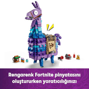 LEGO Fortnite Mühimmat Laması 77071 - 12 Yaş ve Üzeri Video Oyunu Sevenler İçin Sergilenebilir Yaratıcı Oyuncak Yapım Seti (691 Parça)