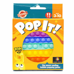 Push Pop Bubble Pop It Duyusal Oyuncak Özel Pop Stres Yuvarlak Gökkuşağı 0628