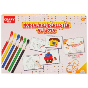 Crafy Noktaları Birleştir ve Boya Etkinlik Seti 