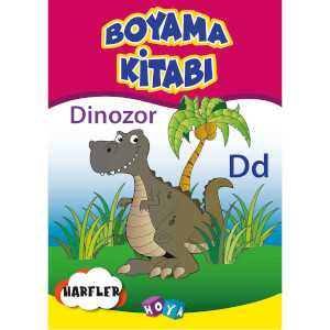 Dinozor Harfler Boyama Kitabı 