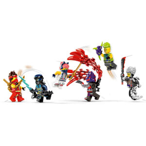 LEGO NINJAGO Turnuva Savaş Arenası 71818 – 7 Yaş ve Üzeri İçin 6 Minifigür İçeren Yaratıcı Oyuncak Yapım Seti (659 Parça)