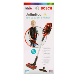 Bosch Unlimited Sesli Ve Işıklı Oyuncak Dikey Süpürge Kırmızı