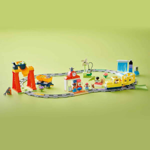 LEGO DUPLO Kasabası Büyük İnteraktif Mahalle Treni 10428 -3 Yaş ve Üzeri Çocuklar İçin Eğitici Oyuncak Yapım Seti (103 Parça)