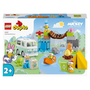 LEGO DUPLO Disney Mickey ve Arkadaşları Kamp Macerası 10997 - 2 Yaş ve Üzeri Çocuklar için Daisy Duck, Cin, Can ve Cem’i İçeren Eğitici Oyuncak Yapım Seti (37 Parça)