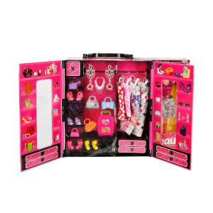Beauty Fashion Star Bebeğim ve Çantalı Elbise Gardrobu