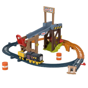 Fisher Price Thomas ve Arkadaşları Diesel Yükleme ve Kaldırma İnşaat Seti JBW20