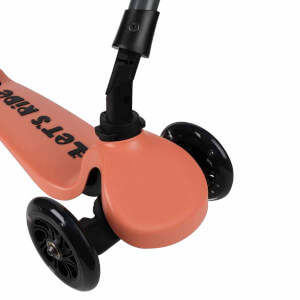 3 Tekerlekli Katlanabilir Işıklı Somon Scooter