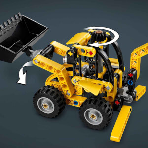 LEGO Technic Kazıcı Yükleyici 42197 - 7 Yaş ve Üzeri Çocuklar için İnşa Edilebilen Oyuncak İnşaat Aracı Yapım Seti (104 Parça)