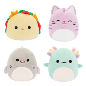 Squishmallows Micromallows 4’lü Peluş Seti 6 cm 