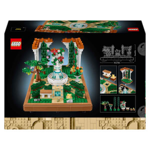 LEGO Icons Fıskiyeli Bahçe 10359 - Yetişkinler için Dekoratif Bahçe Modeli Yapım Seti (1302 Parça)