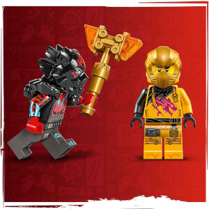 LEGO NINJAGO Ejderha Spinjitzu Savaş Paketi 71826 - 6 Yaş ve Üzeri Çocuklar için 2 Ninja Minifigürü İçeren Yaratıcı Oyuncak Yapım Seti (186 Parça)