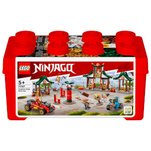  LEGO NINJAGO Yaratıcı Ninja Yapım Parçası Kutusu 71787 - 5 Yaş ve Üzeri Çocuklar için Araçlar, Dövüş Okulu ve Minifigürler İçeren Yaratıcı Oyuncak Yapım Seti (530 Parça)