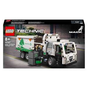 LEGO® Technic Mack® LR Elektrikli Çöp Kamyonu 42167 - 8 Yaş ve Üzeri Çocuklar için Geri Dönüşüm Temalı Koleksiyonluk Yaratıcı Oyuncak Model Yapım Seti (503 Parça)