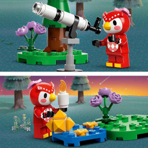 LEGO Animal Crossing Celeste ile Yıldız Gözlemleme 77053 - 6 Yaş ve Üzeri Astronomiye Meraklı Çocuklar için Yaratıcı Oyuncak Yapım Seti (78 Parça)