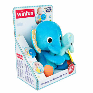 Winfun Anne ve Bebek Fil Peluş Dişlik