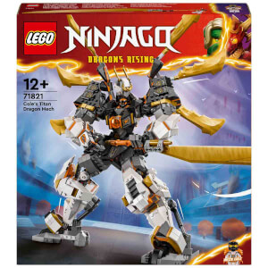 LEGO NINJAGO Cole’un Titan Ejderha Robotu 71821 – 12 Yaş ve Üzeri İçin Cole Minifigürü İçeren Yaratıcı Oyuncak Yapım Seti (1055 Parça)