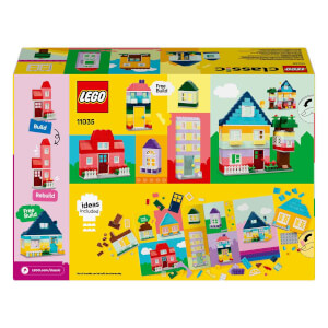 LEGO® Classic Yaratıcı Evler 11035 - 4 Yaş ve Üzeri Çocuklar için 6 Adet Ev Figürü İçeren Yaratıcı Oyuncak Yapım Seti (850 Parça)