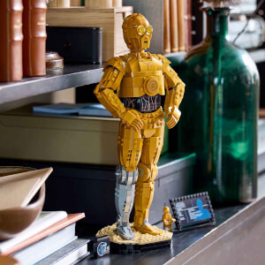 LEGO Star Wars C-3PO 75398 - Yetişkinler için İnşa Edilebilen Koleksiyonluk ve Nostaljik Droid Figürü Yapım Seti (1138 Parça)