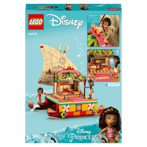 LEGO® | Disney Moana’nın Yol Bulma Teknesi 43210 - 6 Yaş ve Üzeri Çocuklar için Hayal Gücünü Geliştiren Yaratıcı Oyuncak Yapım Seti (321 Parça)