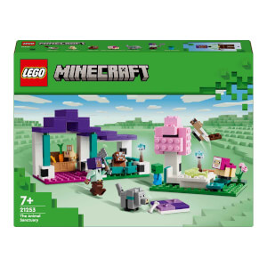 LEGO® Minecraft® Hayvan Barınağı 21253 - 7 Yaş ve Üzeri Macera Oyunları Yedi Çocuk İçin 6 Adet Minecraft Hayvan Figürü İçeren Yaratıcı Oyuncak Yapım Seti (206 Parça)