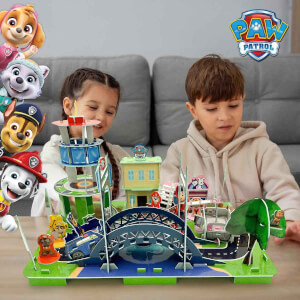 126 Parça 3D Puzzle: PAW Patrol