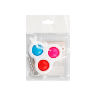 Push Pop Bubble Pop It Duyusal Oyuncak Özel Pop Stres Anahtarlık 3’lü