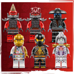 LEGO NINJAGO Zane’in Ultra Kombo Mech’i 71834 - 9 Yaş ve Üzeri Çocuklar için Araba, Jet ve Ejderha İçeren 4’ü 1 Arada Yaratıcı Oyuncak Yapım Seti (1187 Parça)