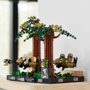  LEGO Star Wars Endor Hız Motoru Takibi Dioraması 75353 - Yetişkinler için Yapım Parçalarıyla İnşa Edilen Koleksiyonluk Yaratıcı Sergileme Modeli Yapım Seti (608 Parça)