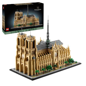 LEGO Architecture Mimari Simgeler Koleksiyonu: Notre Dame Katedrali 21061 - Seyahat, Mimari ve Tarih Meraklısı Yetişkinler İçin Koleksiyonluk ve Sergilenebilir Model Yapım Seti (4383 Parça)