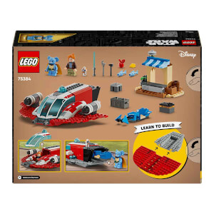 LEGO® Star Wars: Young Jedi Adventures Crimson Firehawk™ 75384 - 4 Yaş ve Üzeri Star Wars Sevenler için Yaratıcı Oyuncak Yapım Seti (136 Parça)