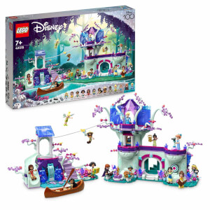 LEGO® ǀ Disney Büyülü Ağaç Ev 43215 - 7 Yaş ve Üzeri Çocuklar için Maceralara İlham Veren, Elsa, Anna ve diğer 11 Disney Karakterini İçeren Koleksiyonluk Yaratıcı Oyuncak Yapım Seti (1016 Parça)