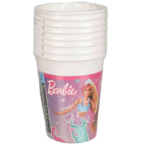 Barbie Fantasy Desenli Karton Bardak 8’li 200 ml