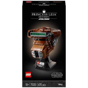 LEGO Star Wars Prenses Leia (Boushh) Kaskı 75351 - Yetişkinler için Koleksiyonluk Sergileme Modeli Yapım Seti (670 Parça)